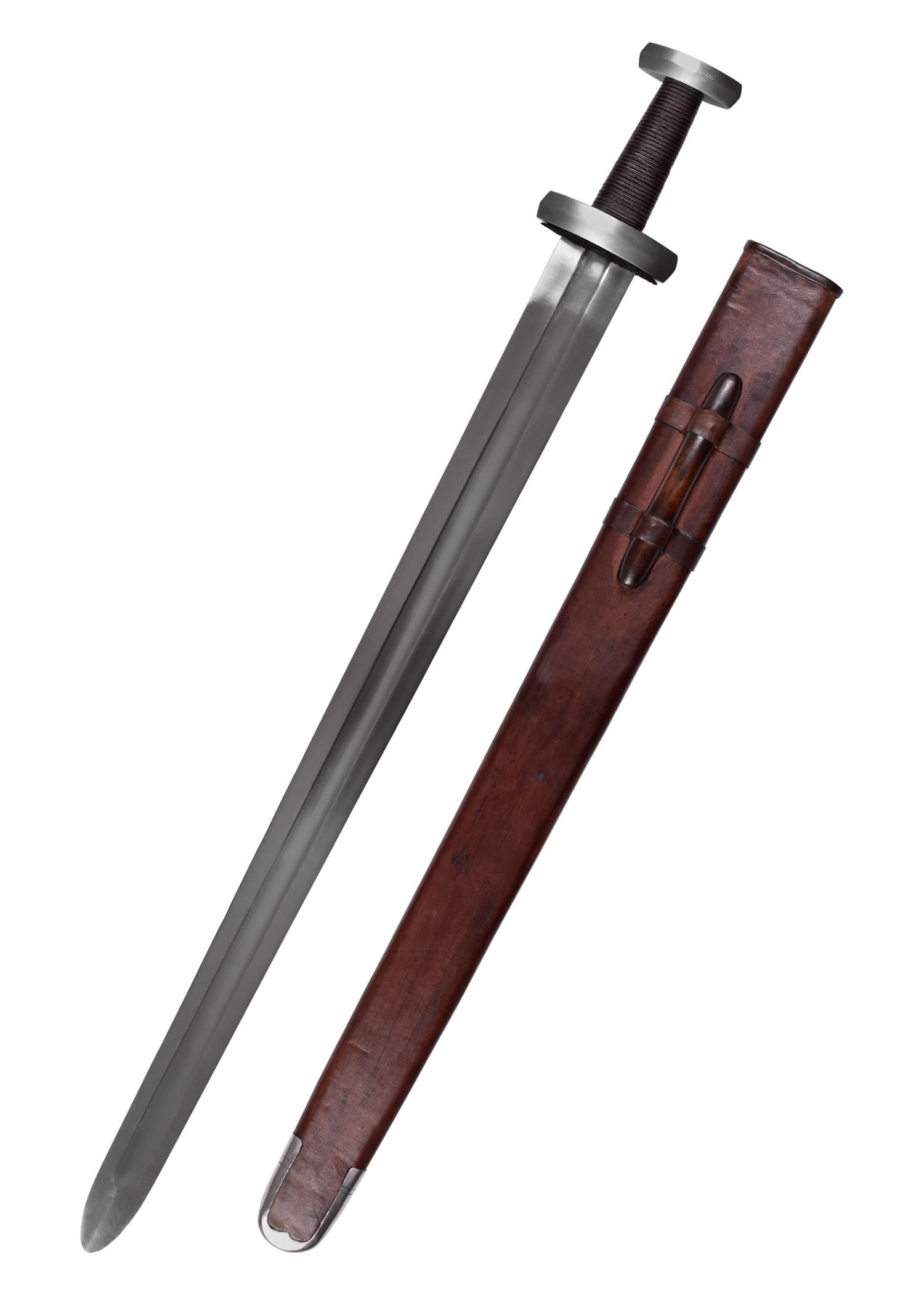 Spada vichinga "Hurum” decorativa, con fodero - immagine 2