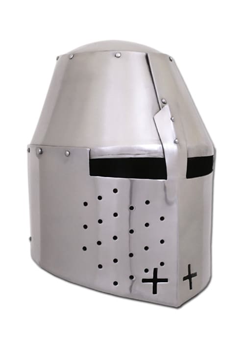Grande elmo (modello Pembridge ) 1370, acciaio 1,2 mm