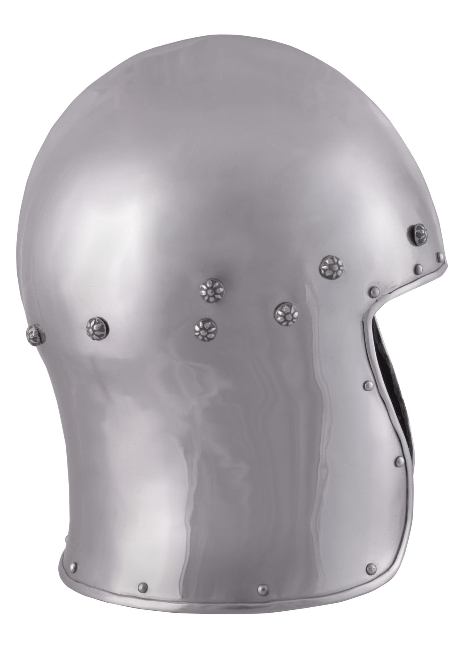 Barbuta Nord-Italiana, acciaio 1,6 mm - immagine 3