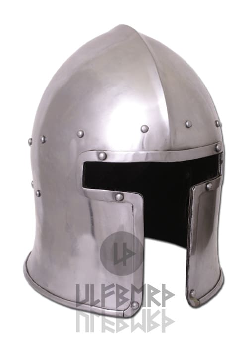 Barbuta Italiana, 1440 ca., acciaio 2 mm