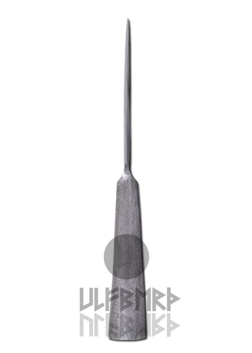 Framea Germanica, affilata, circa 24cm, damascata - immagine 2