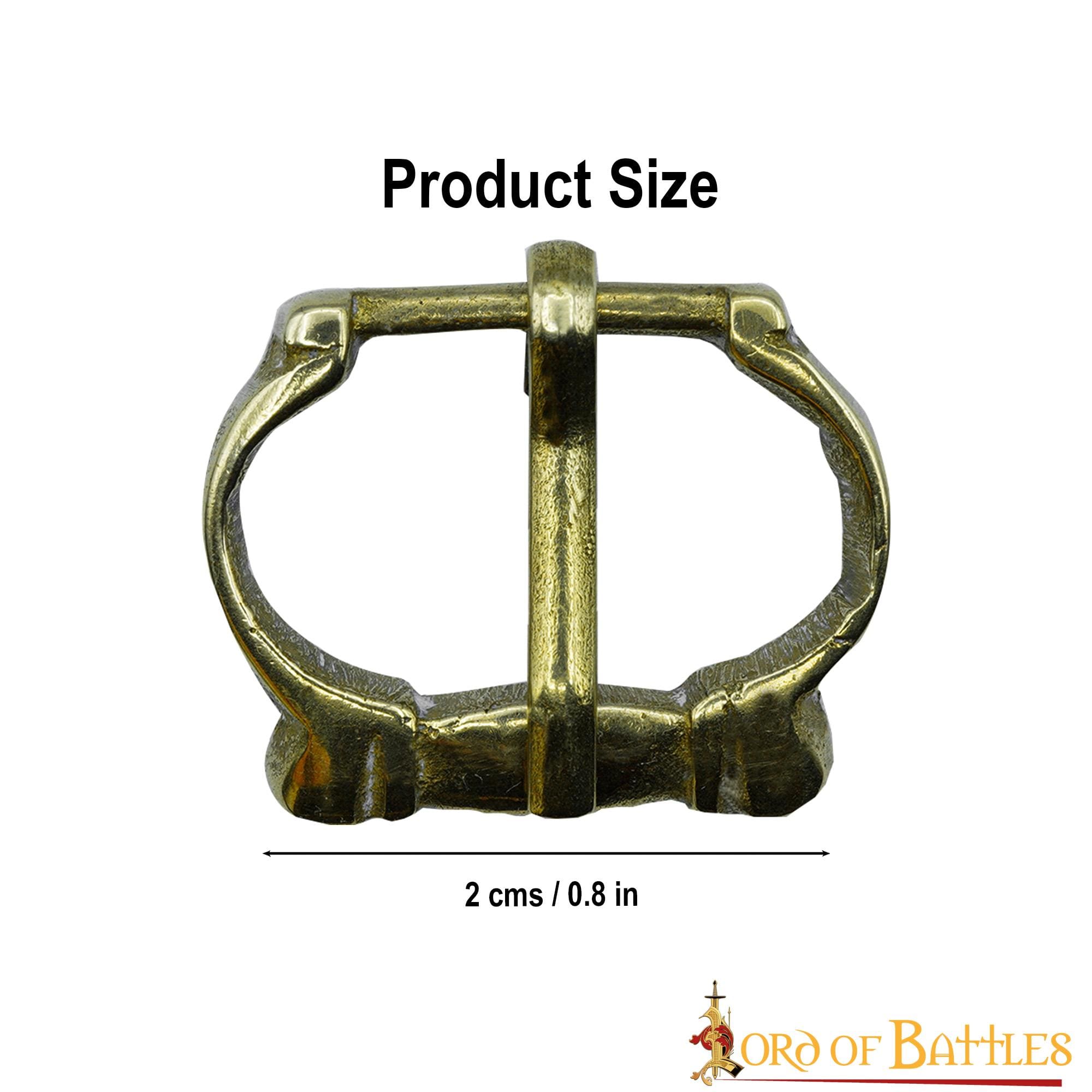 Fibbia in puro ottone MOD.3 - immagine 4